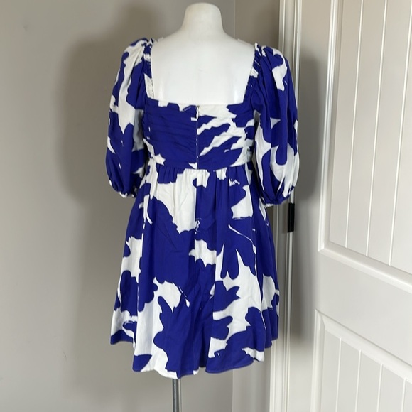 Crosby BY MOLLIE BURCH Hunter Dress Aegean Bloom Babydoll Sz S NEW - Picture 6 of 11
